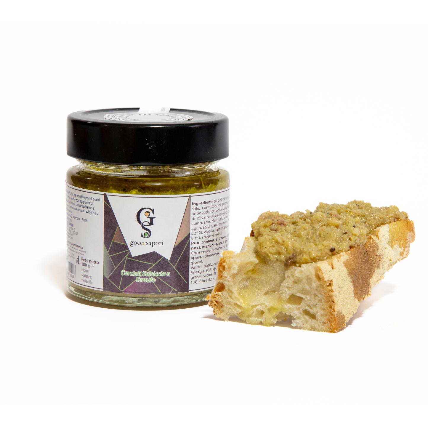 Salsa carciofi, salsiccia e tartufo