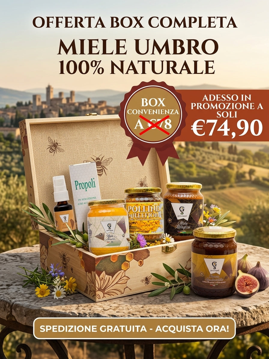 Box completa Miele Umbro 100% naturale