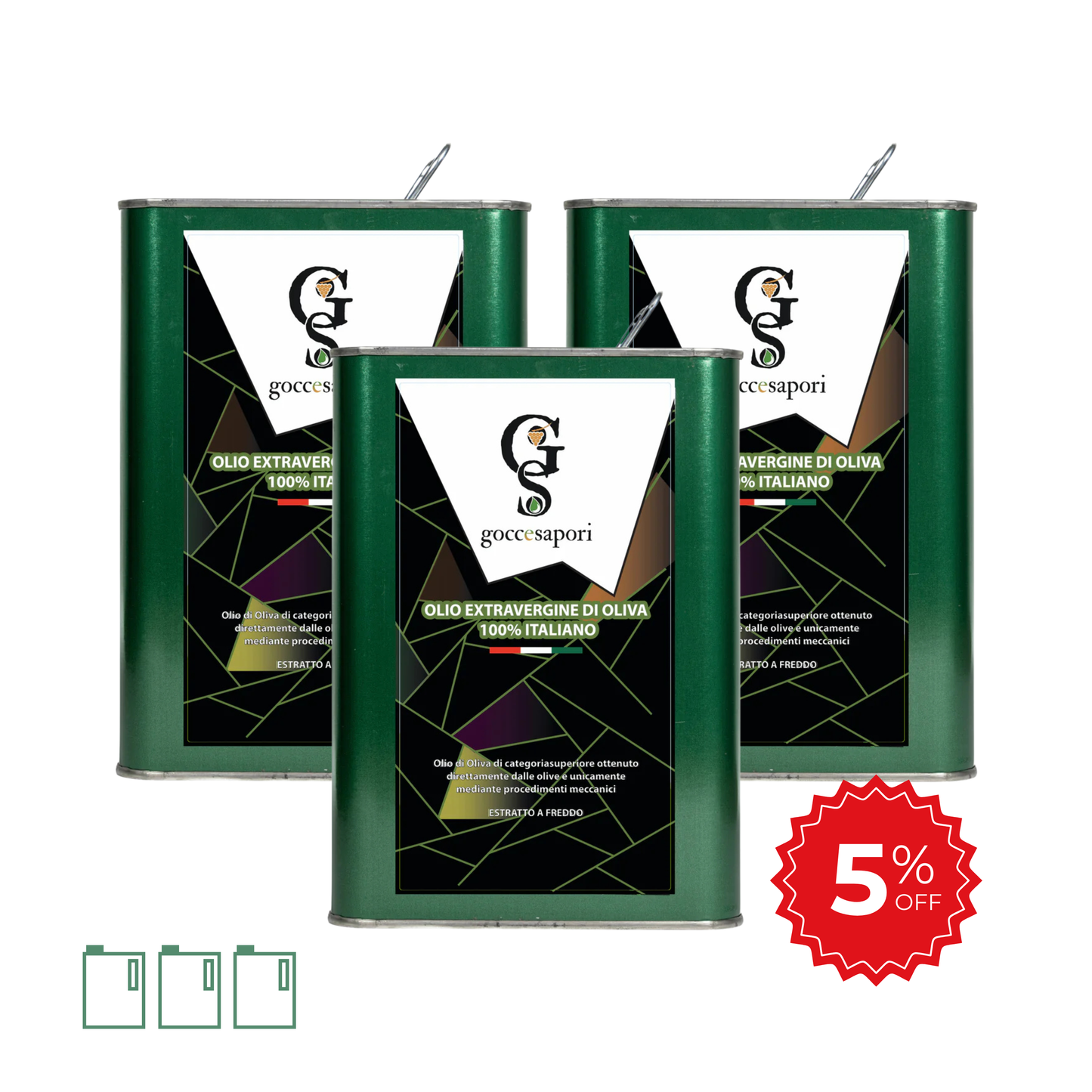 Olio EVO - 3 Litri - Box da 3