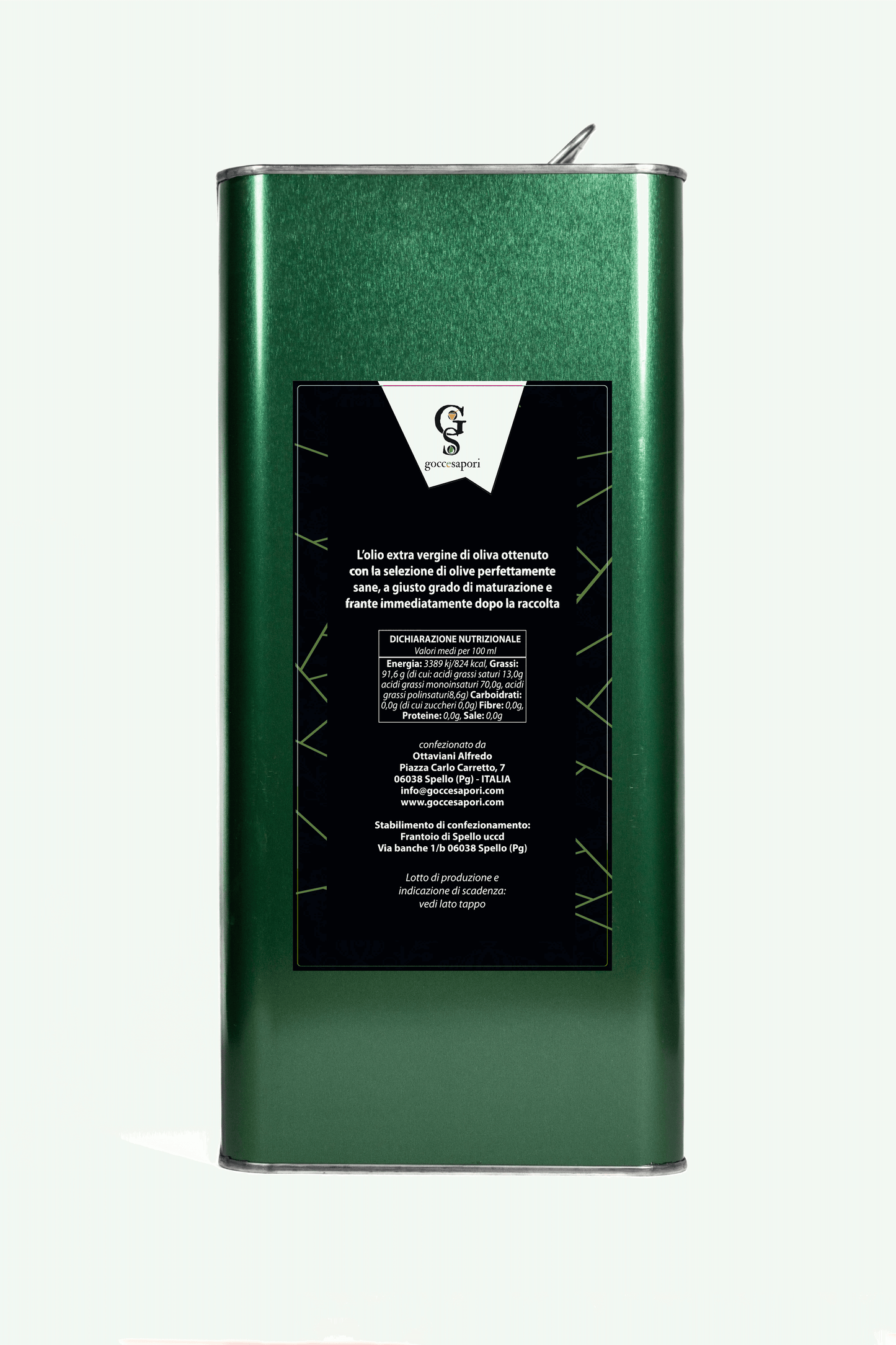 Olio Extra Vergine di Oliva - 5 Litri