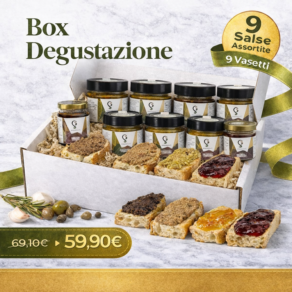 Box Degustazione Salse Gourmet – 9 Specialità